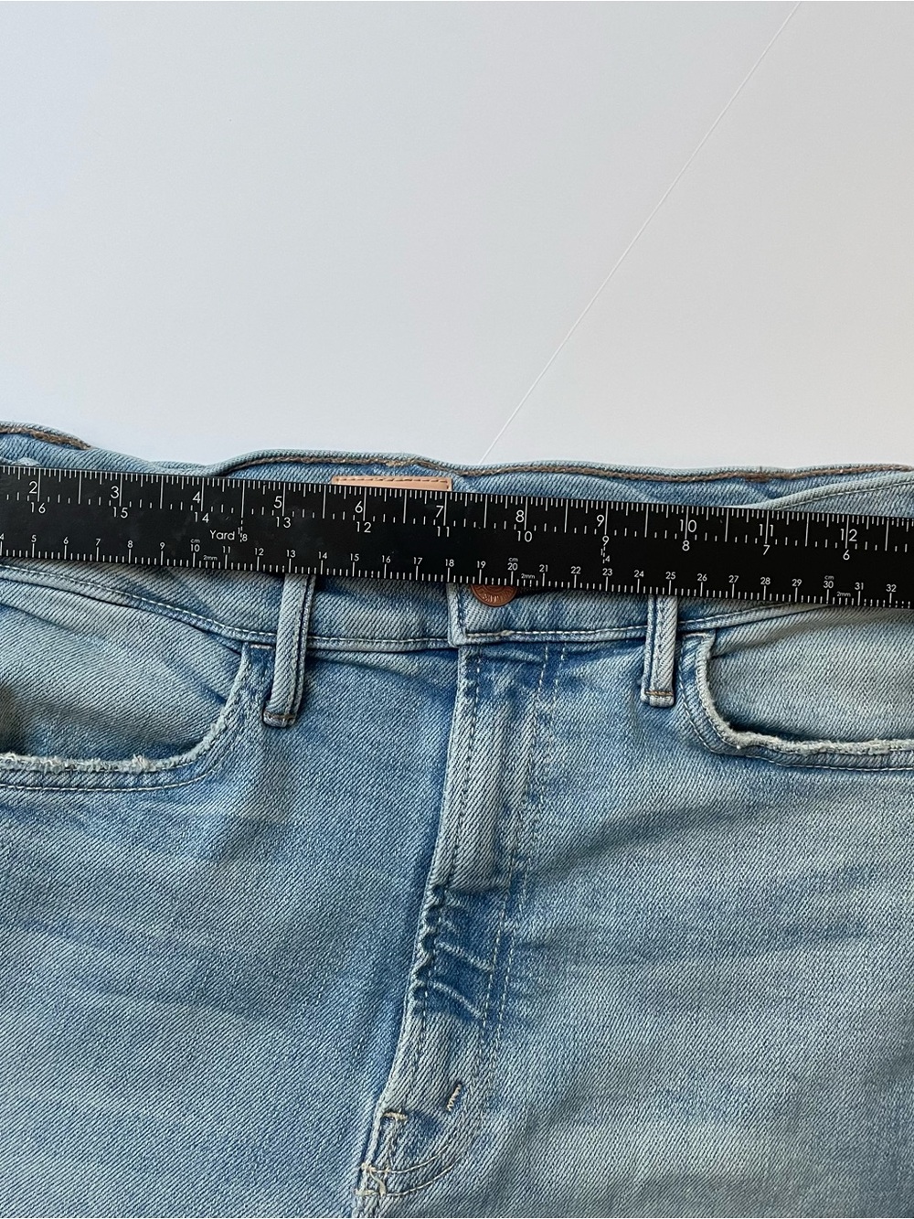 MOTHER The Hustler Ankle Jean Light Blue Straight/Flare Leg Jeans - Picture 9 of 16